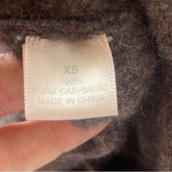Anthropologie Seaton cashmere brown sweater - Picture 6 of 6